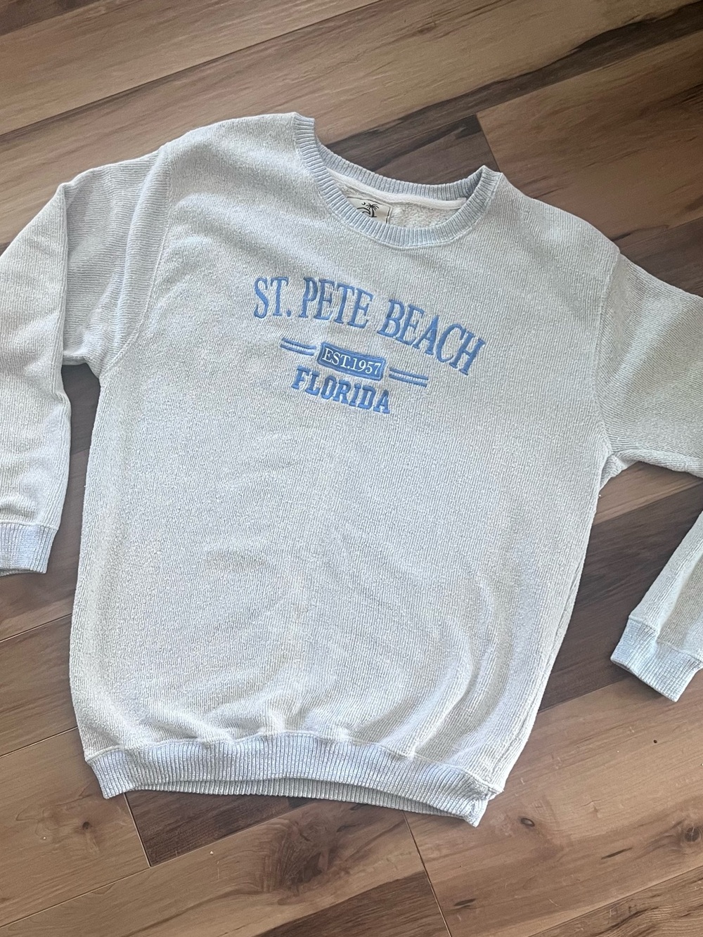 St. Pete Beach Florida Light Blue Crewneck Sweatshirt